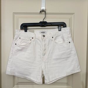 Agolde Parker long denim short